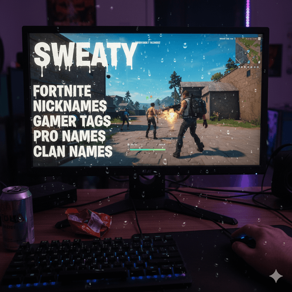 Sweaty Fortnite Names: Tryhard, Ranked, Clean, OG, and Competitive Username Ideas 1 sweaty fortnite names
