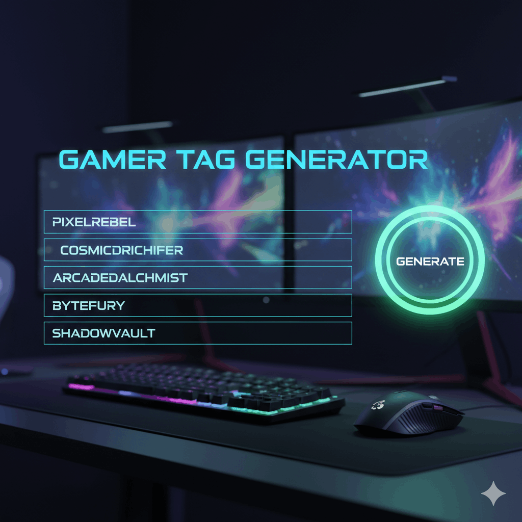 Gamer Tag Generator: 1000+ Cool Gamertags That Aren’t Taken 2 gamer tag generator