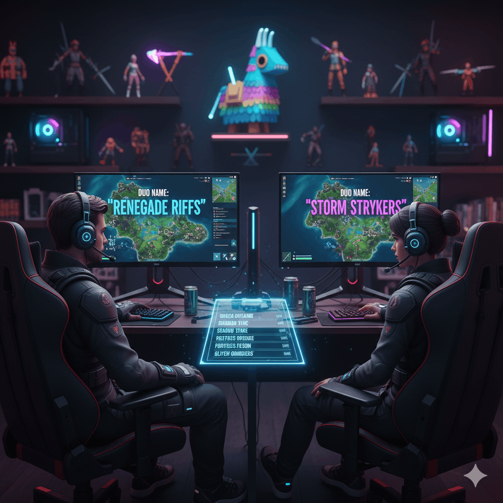 Best Fortnite Duo Names (120+) Matching + Funny Combos 2 fortnite duo names